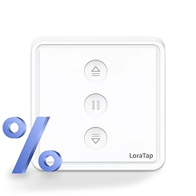 Afbeelding van LoraTap 5. Gen: rolluikschakelaar, intelligente schakelaar, jaloezie, wifi gordijn, compatibel met Alexa Google Home, timer voor wandmontage.
