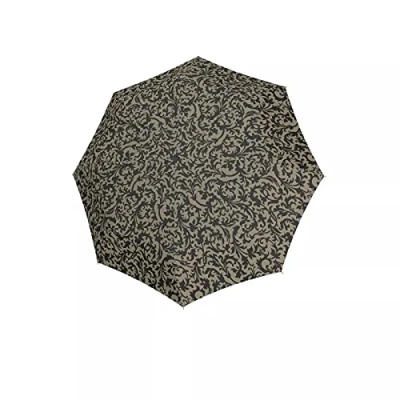 Afbeelding van reisenthel Paraplu Pocket Classic Compacte zakparaplu van gerecyclede PET flessen, met ergonomisch handvat, taupe, 24 x 4,5 5 cm, Robuuste