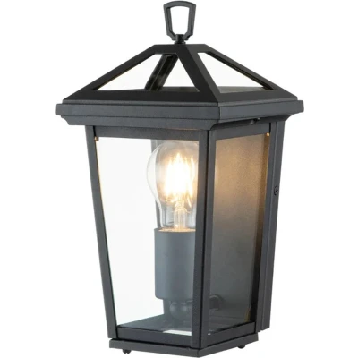 Afbeelding van Hinkley LED Wand Buitenlamp Alford Place 1X E27 Max 40W IP44 Dimbaar Museum Black