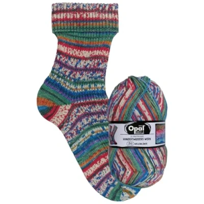 Afbeelding van Opal Nach Hundertwasser Editie 4053 807 (425m) 4 Laags Duurzaam Sok Garen 1x100g