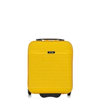 Afbeelding van OCHNIK Middelgrote koffer hardcase Materiaal: ABS Kleur: geel Maat: M Afmetingen: 66x44x26,5cm Volume: 65 liter 4 rollen Hoge kwaliteit