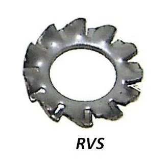 Afbeelding van Bofix Tandveerring m4 rvs per 100
