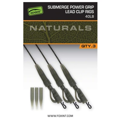 Afbeelding van Naturals Submerge Power Grip Lead Clips 40LB Fox