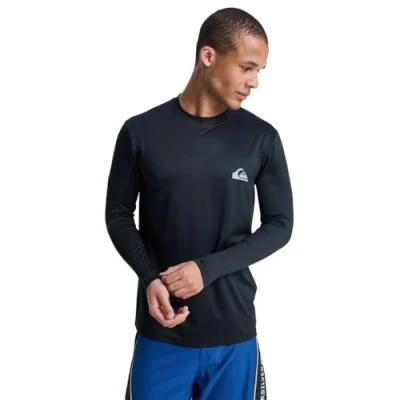 Afbeelding van Quiksilver Everyday SURF TEE LS Surfshirt, Heren, Maat: 3XL, Black