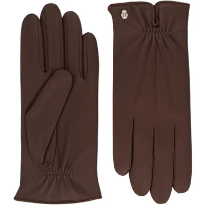 Afbeelding van Roeckl Antwerpen Leren Dames Handschoenen Maat 8,5 Coffee