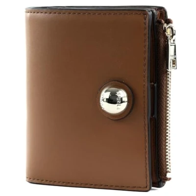 Afbeelding van Furla Compact Bifold Portemonnee, Dames, Maat: One Size, Cognac