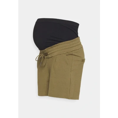 Afbeelding van Vero Moda Maternity Vmmeva Ruffle Shorts, Dames, Maat: XS, Dark olive
