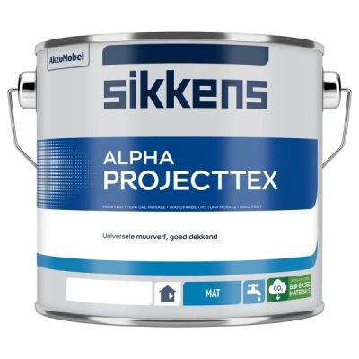 Afbeelding van Sikkens Alpha Projecttex Muurverf 2,5 liter Mengbaar