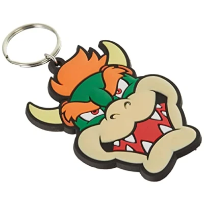 Afbeelding van Super Mario Bowser Rubber Keychain
