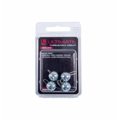 Afbeelding van Ultimate Cheburashka Weight Zinc Jighead 7g (4pcs) Loodkoppen