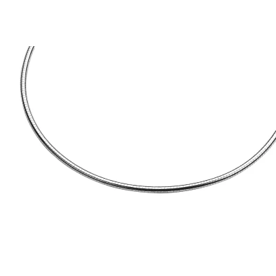Afbeelding van 48cm Zinzi zilveren omega collier 3mm breed ZIOM3 48
