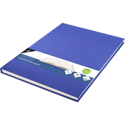 Afbeelding van Kangaro dummyboek A4 blauw 160 blanco pagina&#039;s hard linnen cover K 5362