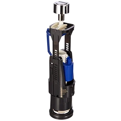 Afbeelding van Geberit Afvoermechanisme 240 serie, dubbele ontlading, Rock navulling: Bright Chrome (136.915.21.1)