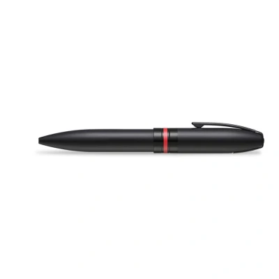 Afbeelding van Sheaffer balpen Icon E9108 Matte black lacquer red PVD trims SF E2910851