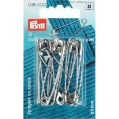 Afbeelding van Prym Spille di Sicurezza con Spirale Acciaio No. 2 Argento 38 mm, Lega