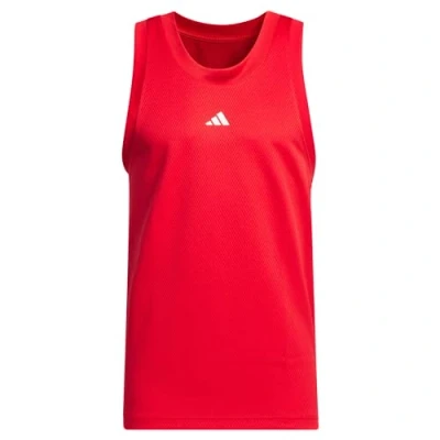 Afbeelding van adidas Performance Legends TANK Top Better scarlet white, Heren, Maat: Small, white