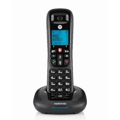 Afbeelding van Motorola CD4001 DECT telefoon Zwart Nummerherkenning