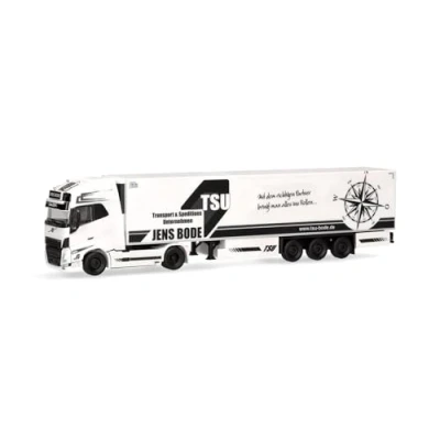 Afbeelding van Herpa vrachtwagenmodel Volvo FH Gl. XL 2020 koeltrailer &quot;TSU Bode&quot; (Mecklenburg Vorpommern/Bützow), miniatuur op schaal 1:87, verzamelobject, Made in Germany, kunststof
