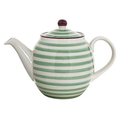 Afbeelding van Bloomingville Patrizia Theepot, keramiek, groen, 24 cm