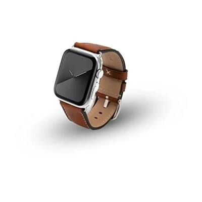 Afbeelding van JT Berlin Watchband Charlie Horlogeband 42 mm, 44 45 49 mm M Bruin, RVS Watch Series 1, 2, 3, 4, 5,