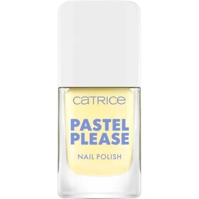 Afbeelding van Catrice Pastel Please Nail Polish, nr. 030, geel, langdurig, sterk gepigmenteerd, glinsterend, kleurintensief, acetonvrij, veganistisch, zonder microplastic deeltjes, parfum, per stuk verpakt