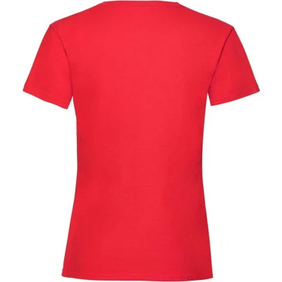 Afbeelding van Fruit Of The Loom Meisjes Kinderen Valewewight T shirt met korte mouwen (Rood)