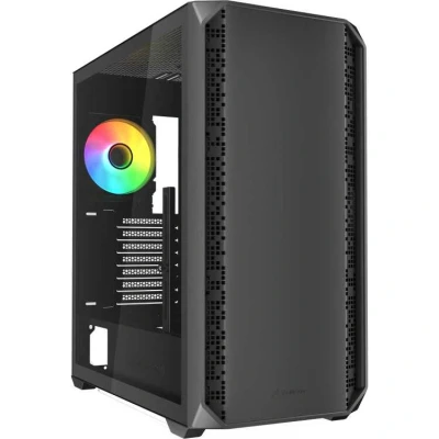 Afbeelding van Sharkoon AK2 RGB Black ATX tower behuizing