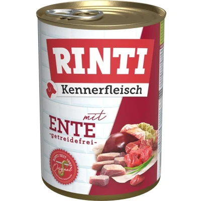 Afbeelding van 1x400g &quot;Kennerfleisch&quot; Eend RINTI Hondenvoer