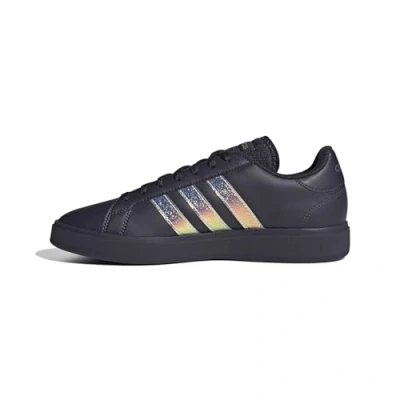 Afbeelding van adidas Dames Grand Court Base 2.0 Shoes, aurora black/aurora black/shadow violet, 36 2/3 EU