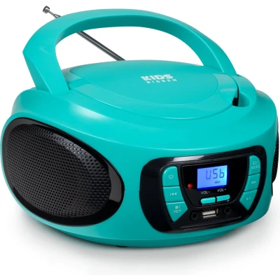 Afbeelding van Bigben CD62 Radio CD speler voor kinderen Bluetooth/USB Blauw