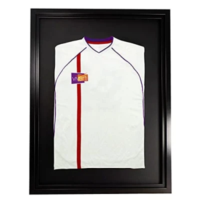 Afbeelding van Vivarti DIY volwassen standaard sportshirt display frame 60 x 80 cm zwart frame, binnenframe, zwarte rugkaart