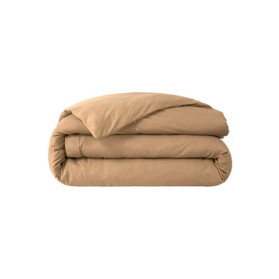 Afbeelding van HUGO BOSS Sen dekbedovertrek in katoenblend exclusief kussenslopen Camel
