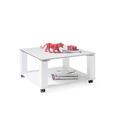 Afbeelding van Emob Salontafel Wit 76x76x41 cm