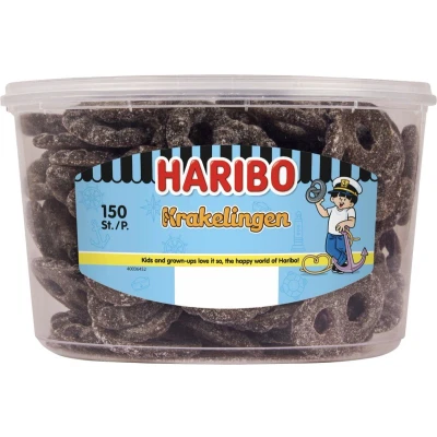 Afbeelding van Haribo Krakelingen 150stuks