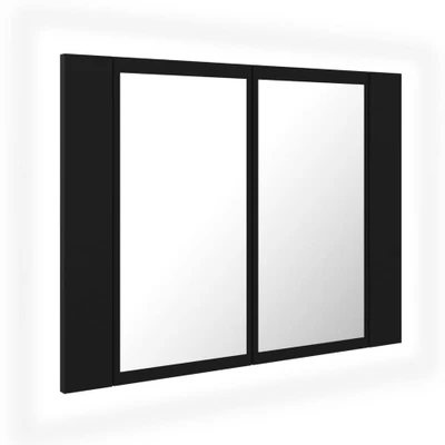 Afbeelding van Badkamerkast Met Spiegel En Led 60X2X45 Cm Acryl