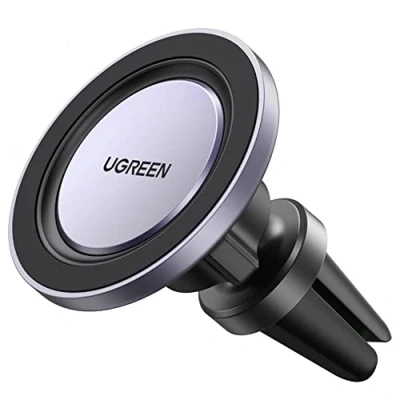 Afbeelding van UGREEN MagSafe Auto Telefoonhouder Magnetische Car Phone Holder met 2 Metalen Ringen Compatibel iPhone 15 Pro Max Plus 14 13 Galaxy F34 S23 Ultra Huawei Mate 60 Redmi K60 enz.