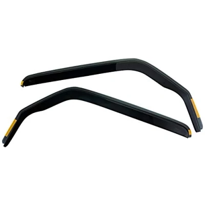 Afbeelding van Zijwindschermen pasvorm tbv Suzuki Jimny set donkere windschermen a 2 stuks model 1998 2018 raamspoilers fenders visors Team Heko