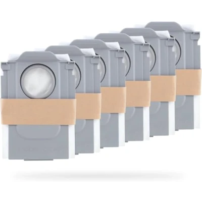 Afbeelding van roborock Originele stofzuigerzak voor Qrevo/Qrevo S/Qrevo Pro/Qrevo Master/Qrevo Slim/Qrevo Curv/S8 MaxV Ultra robotstofzuiger (6 stuks)