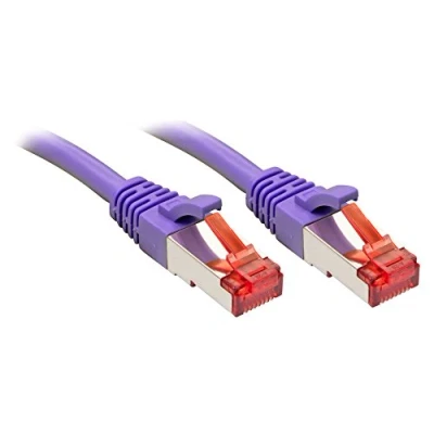 Afbeelding van Lindy 47820 Rj45 Netwerk Aansluitkabel Cat 6 S/Ftp 0.3 M Violet Snagless