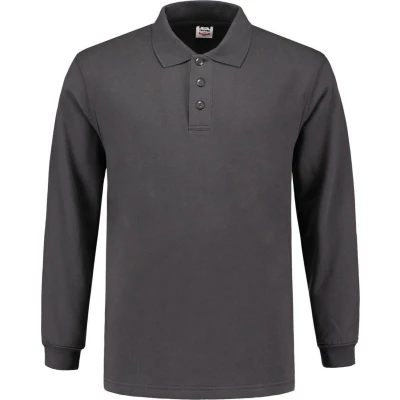 Afbeelding van Tricorp Polosweater Casual Donkergrijs Maat 5XL