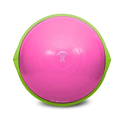 Afbeelding van Bosu 72 10850 Home Gym Apparatuur De Originele Balance Trainer 65 cm Diameter, Roze en Lime Groen