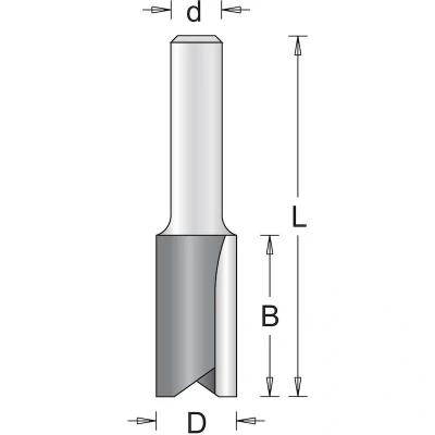 Afbeelding van Hikoki Accessoires 12 Mm Groeffrees 12X51/108 754138