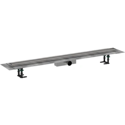 Afbeelding van hansgrohe RainDrain Compact 56185000 Douchegoot 1200 betegelbaar voor standaardinstallatie, complete set
