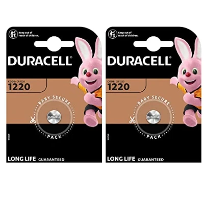 Afbeelding van Duracell CR1220 Lithium knoopcelbatterijen, 3 V, 2 stuks
