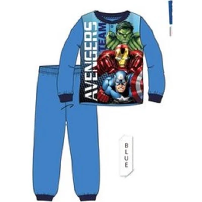 Afbeelding van Avengers Team pyjama lichtblauw fleece pyama maat 104