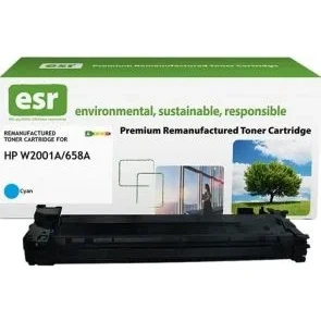 Afbeelding van esr K18658X1 tonercartridge 1 stuk(s) Compatibel Cyaan