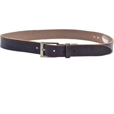 Afbeelding van Jeans blauwe Leren Riem Soepel Leer 3 cm Breedte 105