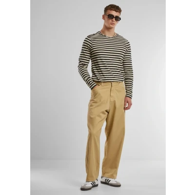 Afbeelding van Urban Classics Tapered Twill Baggy Broek rechte pijpen Taille, 38 inch Beige
