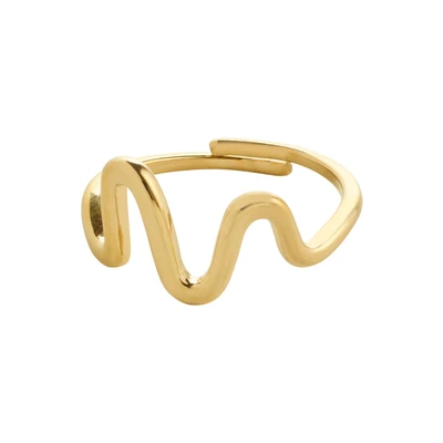 Afbeelding van Pilgrim Ring, Maat: One Size, Gold coloured