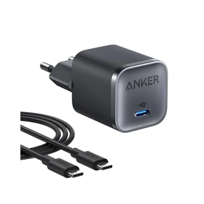 Afbeelding van Anker Nano 45 W type C snellader, compact en met opvouwbare stekker, USB laadblok voor Samsung S25 Ultra / S24 serie, iPhone 16 MacBook, Pixel 9, iPad (kabel van 180 cm)